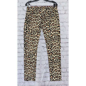 Kate Spade Jeans Women's 29 Broome Street Leopard Print Denim Skinny